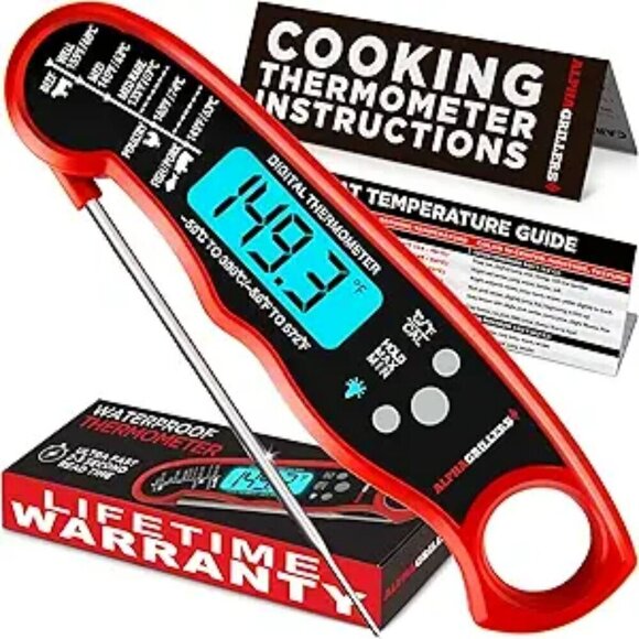 Grillers Instant Read Meat Thermometer for Cooking Grilling and Griddle Accessor - Picture 7 of 7